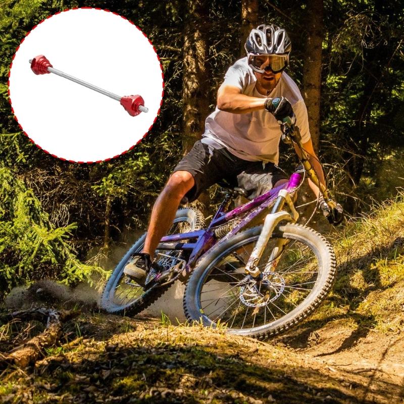Aluminum Alloys Bike Barrels Shafts Hub Fixing Rod Bicycles Thru Axles Adaptors Hub Converter Bicycles Repair Tool