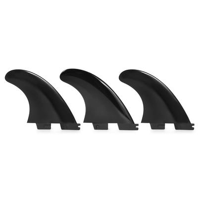 3PCSSet FCS2 G5 Nylon Kunststoff Schwarz Professionelles Surfbrett Heckflosse Flexibles Surfen