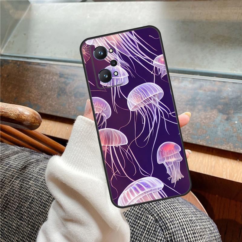 Magic Jellyfish Case For Realme 13 Pro Plus 11 12 14  C71 C75 C55 C51 C53 C25 C63 C61 C65 C67 GT6 GT7 15 Pro