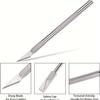Engraving Non-Slip Metal Knife Kit and 6pcs #11 Blades Cutter Craft Knives for Mobile Phone PCB Repair Hand Tools, Christmas Present