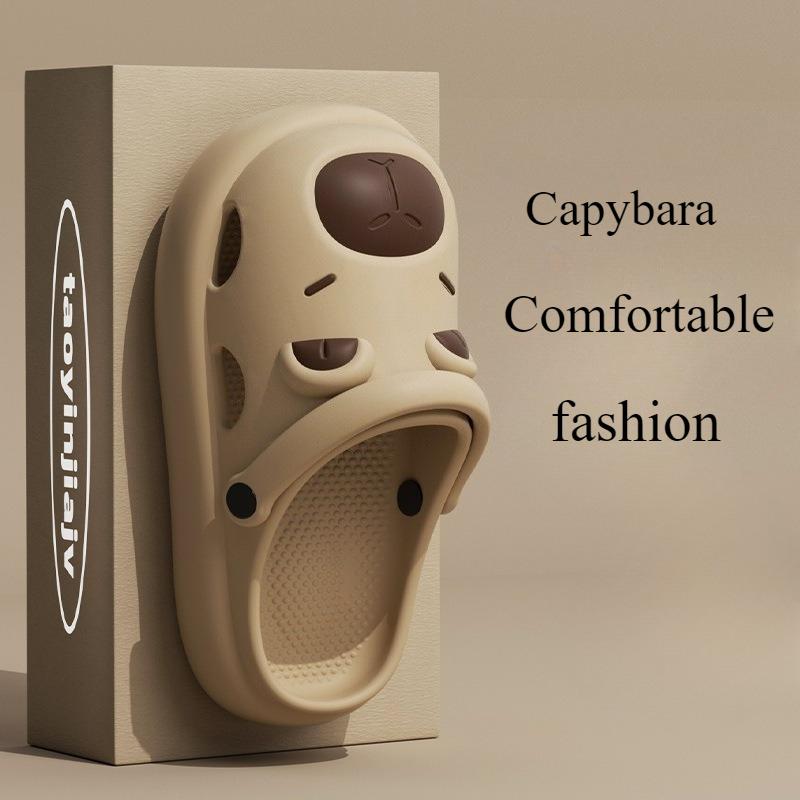 

Capybara Sandals Summer Children Garden Slippers Anti-slip Platform Kids Cute Slippers Cartoon Slippers Beach Clogs Shoes 36-37