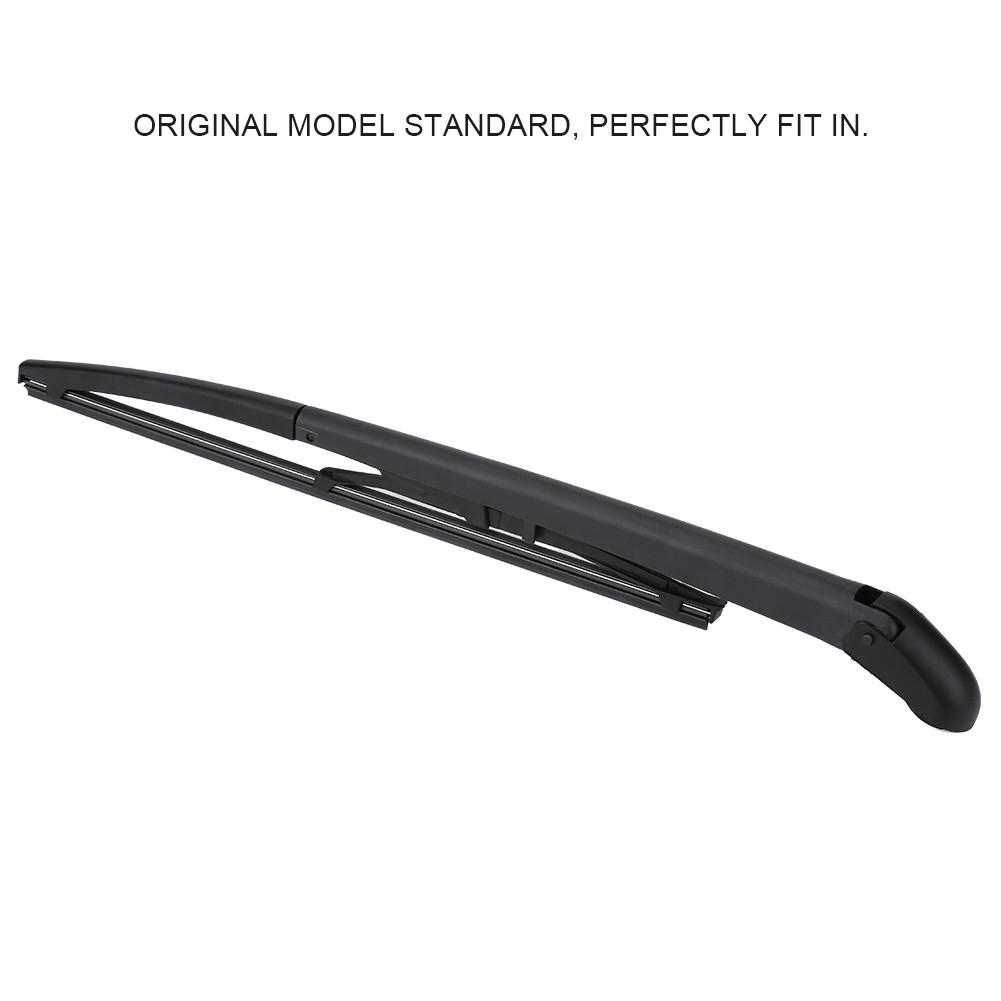 Rear Windshield Windscreen Wiper Arm & Blade Set for Fiat Panda Active Dynamic Eleganza 04 12