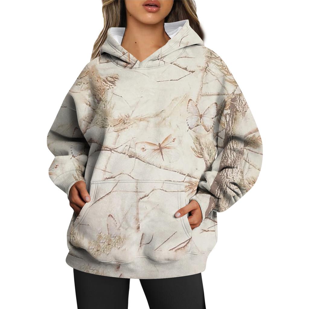 Women's Color Sweatshirt Long Sleeve Round Neck Casual Comfortable Loose Lightweight Women's Sweatshirt