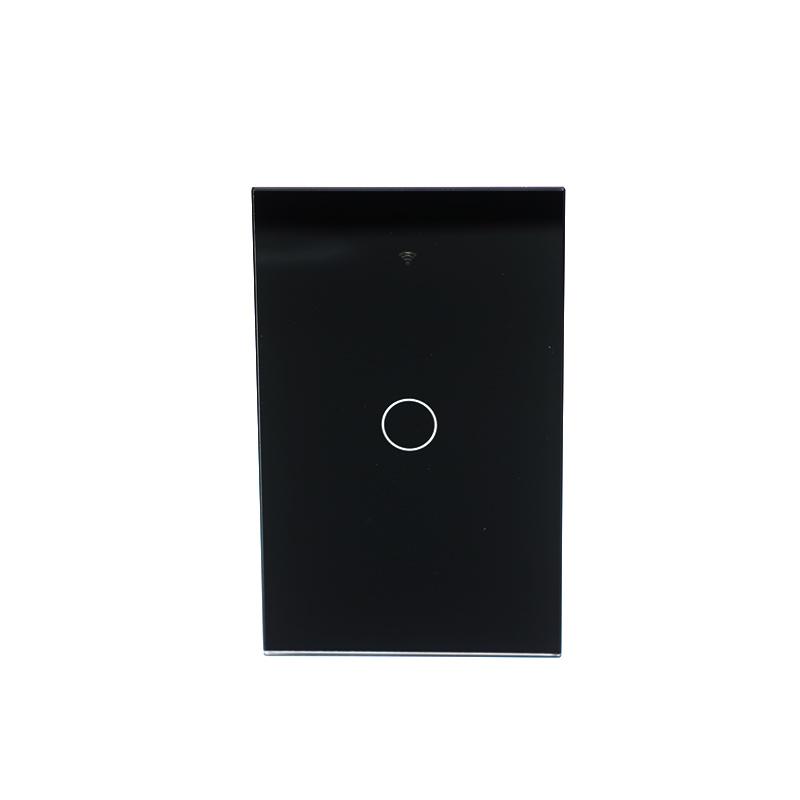 America 1 2 3 Gang Glass Panel Smart Wifi Touch Wall Light Switch Tuya Remote Voice Control Home Wall Switches Wifi