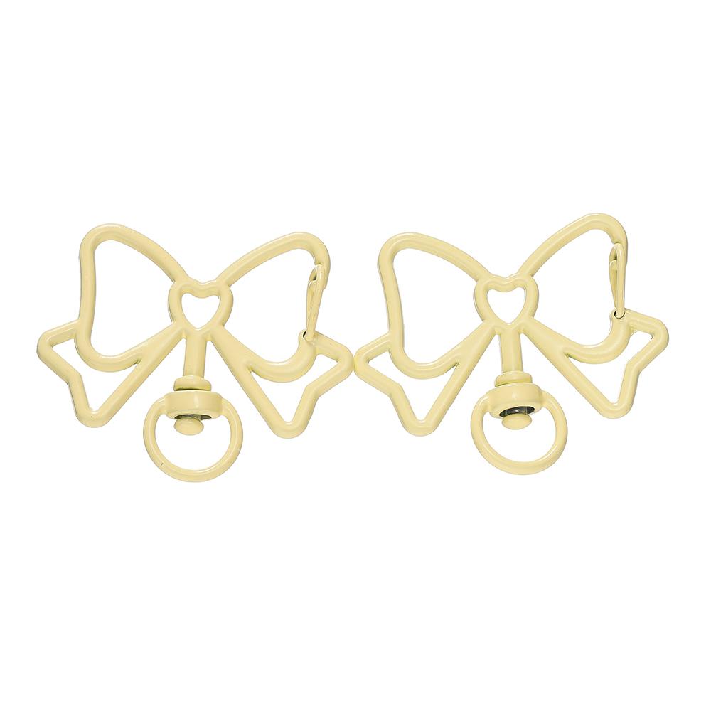 5pcs/lot Colorful Butterfly Shape Lobster Clasps Swivel Keychain Alloy Metal Key Hooks For Jewelry Making Supplies Crafts