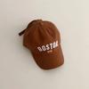 Korean Style Letter Embroidery Baseball Cap Cotton Children's Sunhat Boys Girls Baseball Hat  Kids