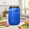 Long-Lasting Thick-Walled Food-Grade Container with Double Lid Versatile Square