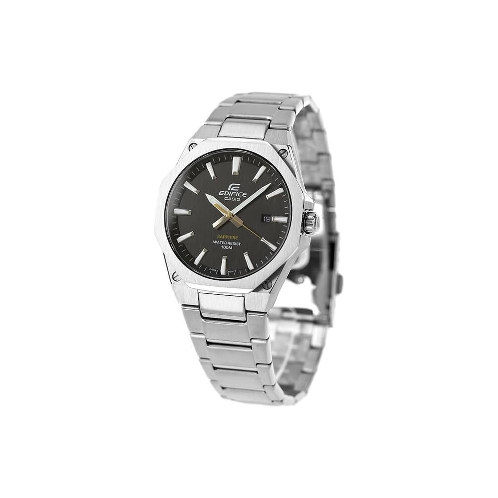 

Casio Edifice Quartz Men s Watch EFR-S108D-1AV Stainless Steel Water Resistant 100m