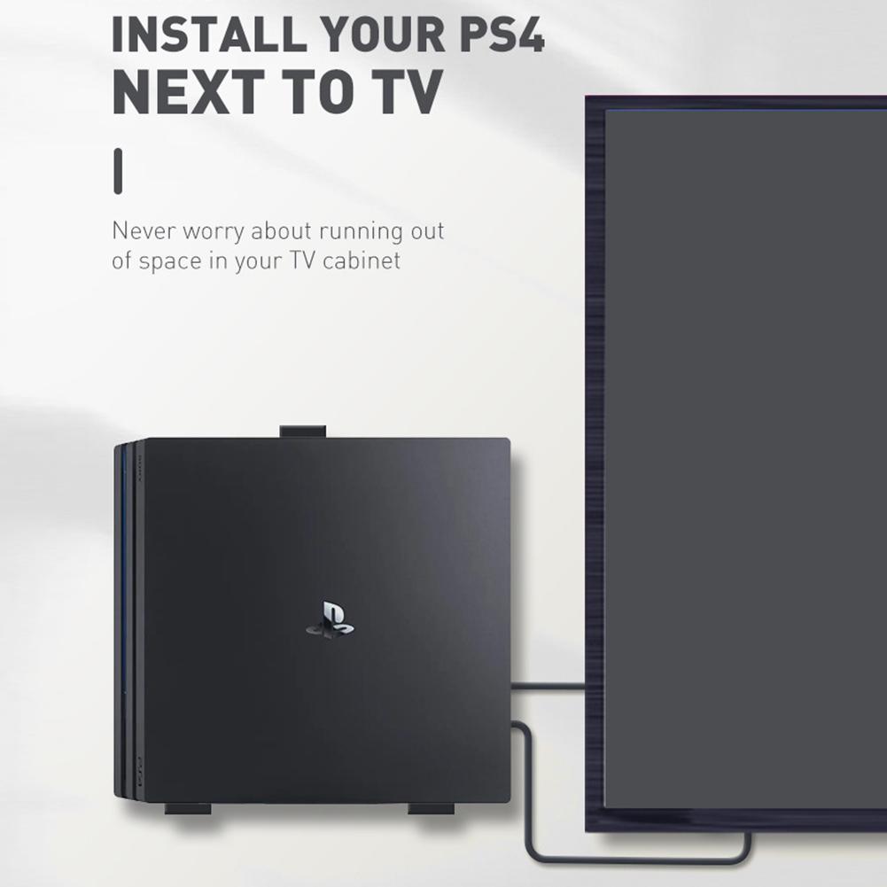 Wall Mount Holder For PS4 Console Bracket For PlayStation 4 Storage Stand Host Rack Hook Base For PS4 Pro/Slim Accessories