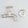 G1/2'' Bathroom Washing Machine Tub Tap 304 Stainless Steel Brushed Clod Water Faucet Wall Mount Outdoor Garden Faucet