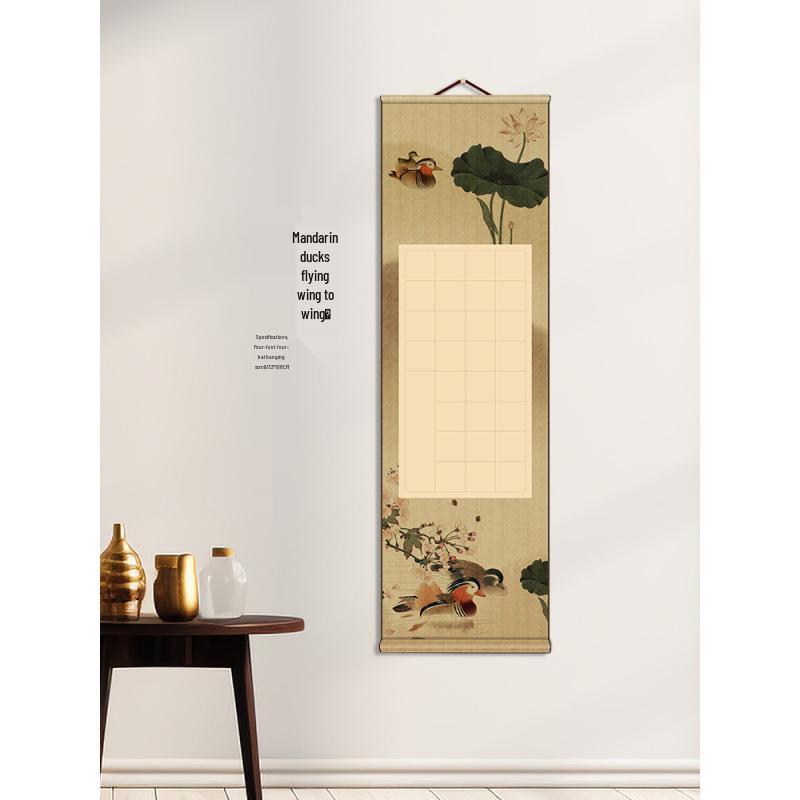 Blank Xuan Paper Scroll for Calligraphy and Painting - Zen Thousand Miles Hanging
