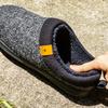 Men's Winter Warm Patchwork Outdoor Slippers, Memory Foam Comfort Material and Tpr Sole, Soft Indoor and Outdoor Slippers