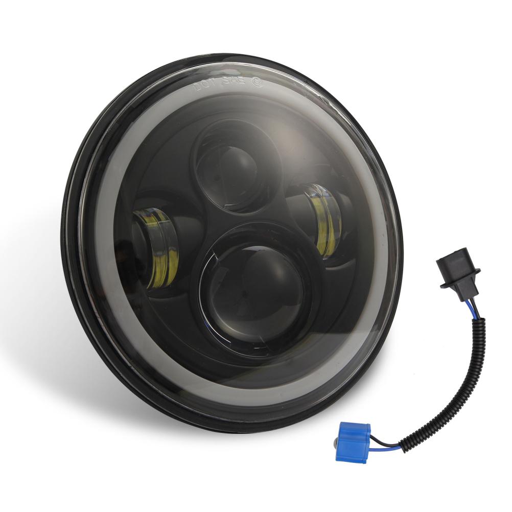 140W 7IN LED Headlight Bulb Anti Fog Waterproof Spotlight Headlight for Off Road Vehicles Motorcycles