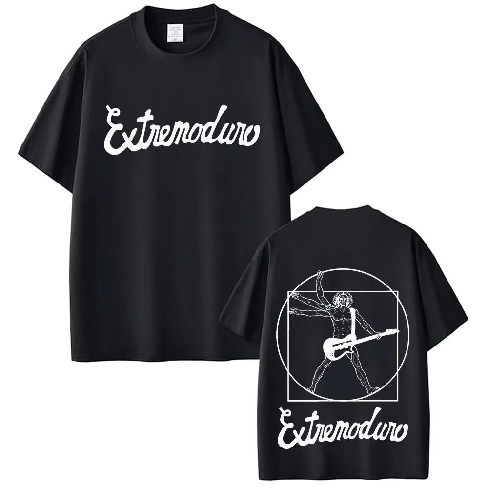 

Rock Band Extremoduro Tour Album 2026 TShirts Mens Hip Hop Oversized Clothing T Shirt Loose ONeck Cotton Short Sleeve Tshirts S