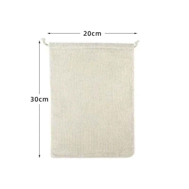 

Набор многоразовых мешочков для продуктов Эко-сумка Хлопковая сетка Мешочки для овощей для хранения фруктов и овощей Многоразовая хозяйственная сумка