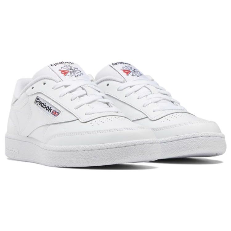 Reebok Club C 85 White Black Unisex Sneakers Core-Black 100009940