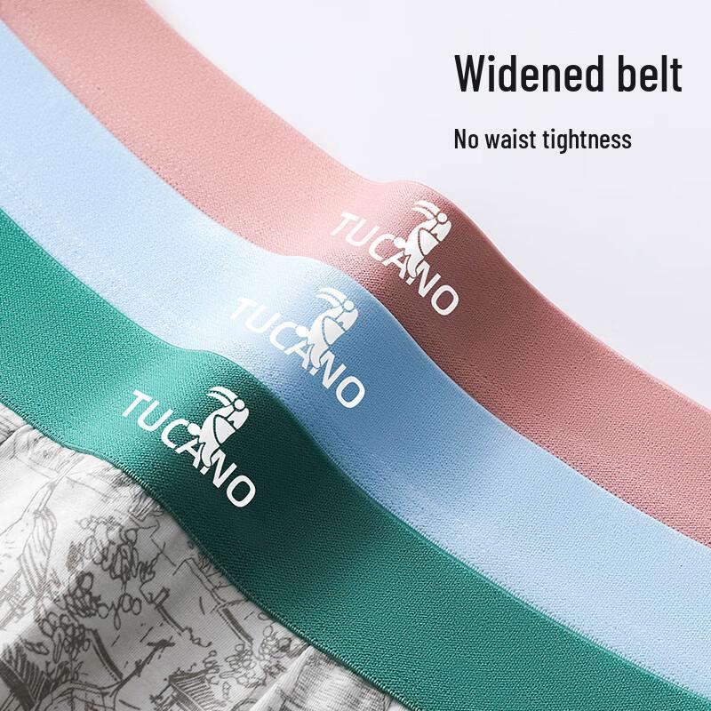 Woodpecker Men's Cotton Boxer Briefs 4-Pack