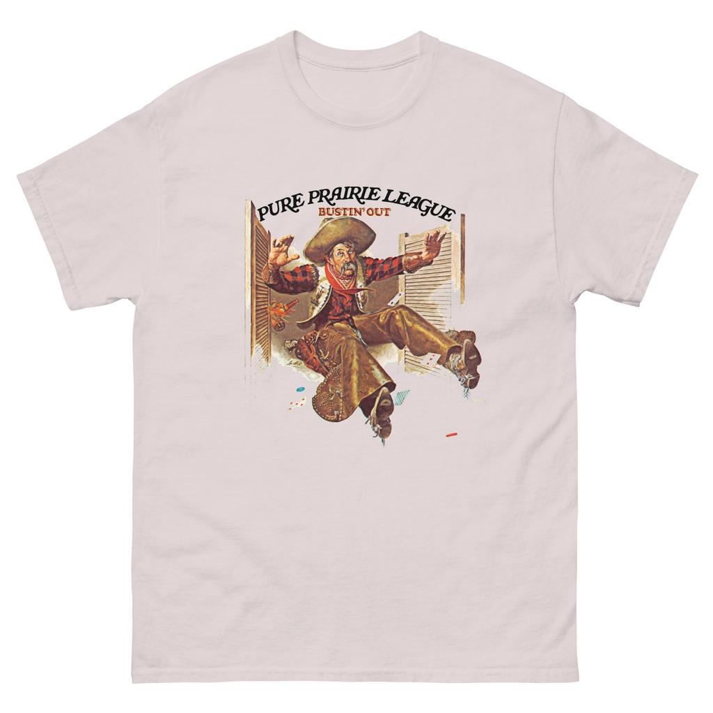 PURE PRAIRIE LEAGUE Bustin’ Out Tan Shirt Unisex classic tee