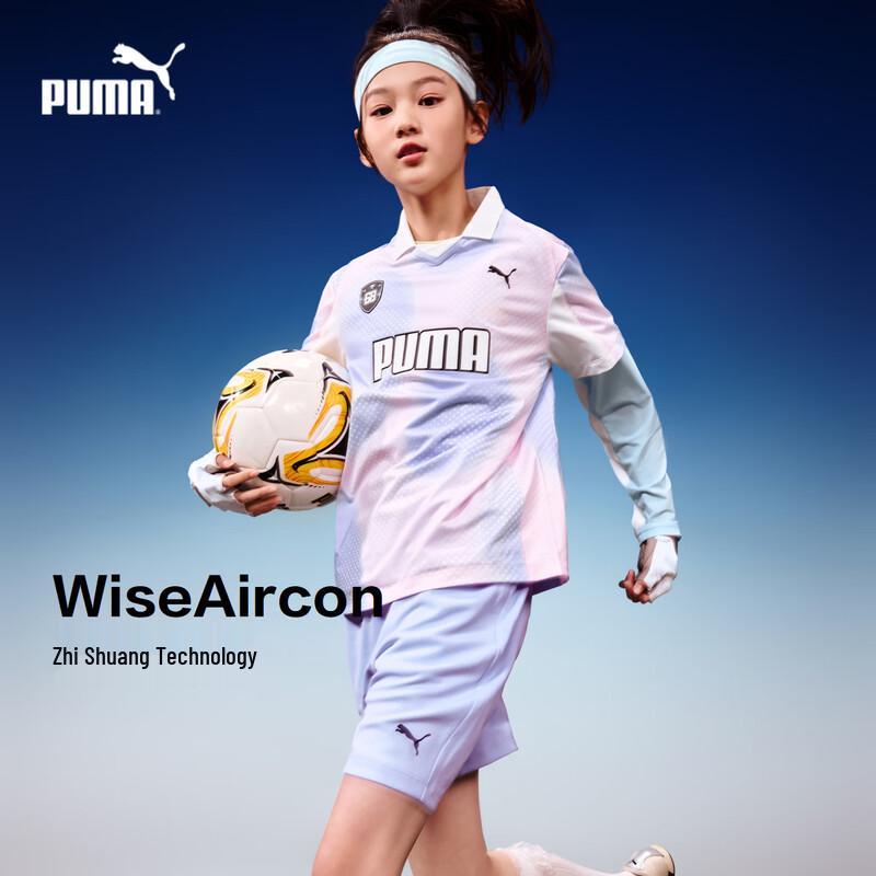 Летний комплект PUMA для детей 2026 с коротким рукавом, быстросохнущий 170cm