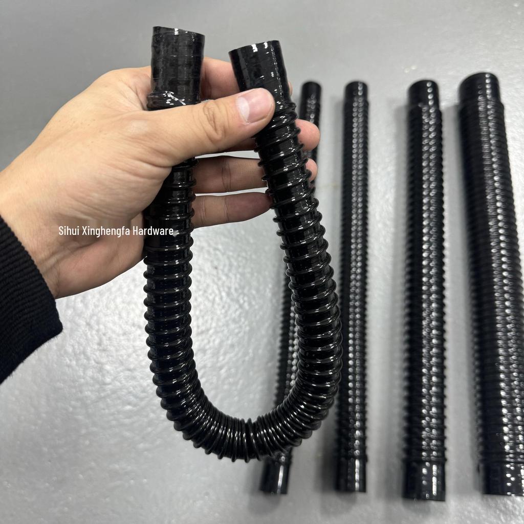 Aquarium Drain Kit: Corrugated Soft Hose with Upper & Lower Pipes, Extension, Filter Box, and Turnover Box
