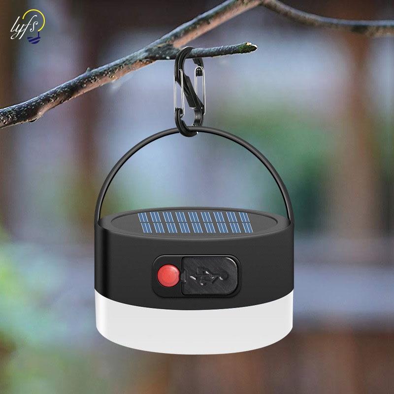 High Performance Solar Camping Light Waterproof Outdoor Dimmable Hanging Light for Household Tent Camping Decoration Clearance