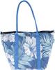 Emplet Veil Quilted Bag, Boat-Shaped Tote, Shoulder Bag, or Handbag, 38cm Wide X 26cm High X 17cm Deep, Blue, with Detachable Shoulder Strap,