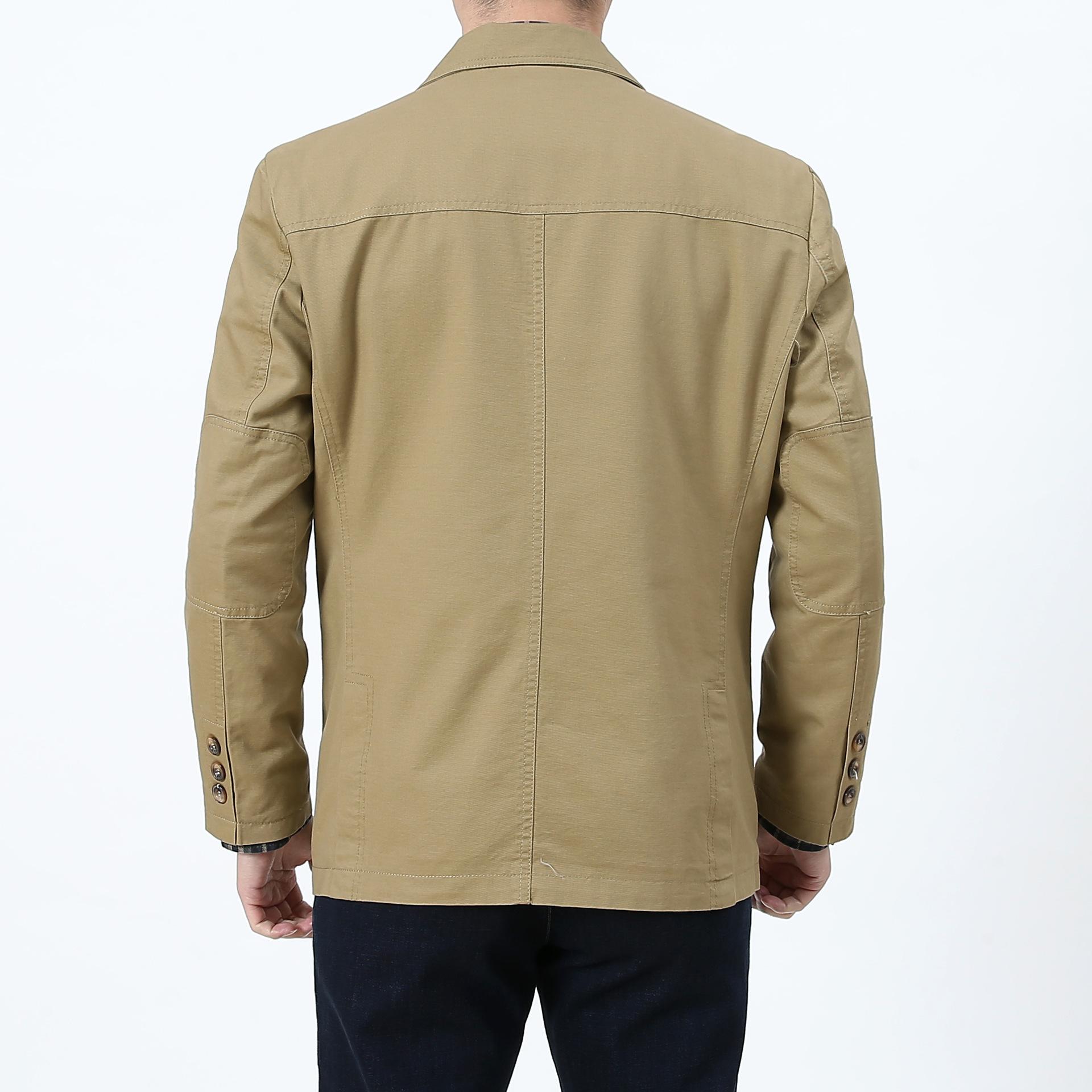 Весенние и осенние повседневные маленькие костюмы Мужские свободные костюмы Модные — фото 4