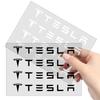 Autoaufkleber 2025 Neu Tesla 4 Stück Auto Türgriff Aufkleber Reifen Rückspiegel Aufkleber Für Tesla Model 3 Model X S 2016-2020 Deca