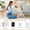 Paw Print Kit for Dogs & Cats, Pet Paw Impression Gift Set with 2 Inkless Pads and Reversible Stand/Wall-Mount Frame (White)