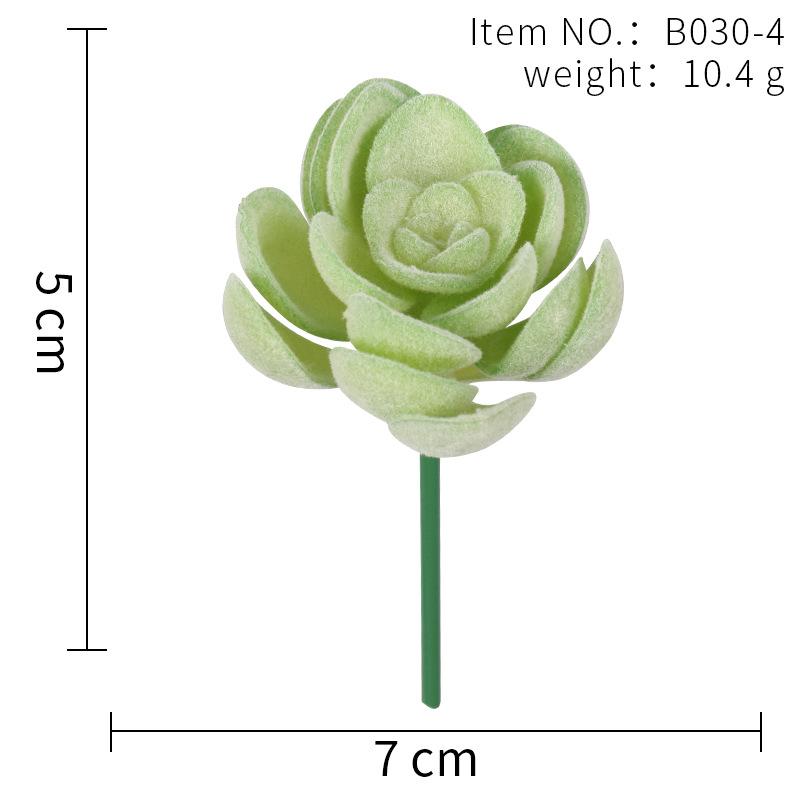 Simulation Succulent Plant Head Small Succulent Plant Head Home Decoration Supermarket Decoration Shooting Props Products