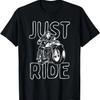 Retro RD-350 Cafe Racer Motorcycle Sketch T-Shirt