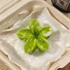 1/6pcs Rendering Frangipani Hair Clip for Woman Elegant Shark Clip Girls Ponytail Clip Hair Clamp Hair Accessories
