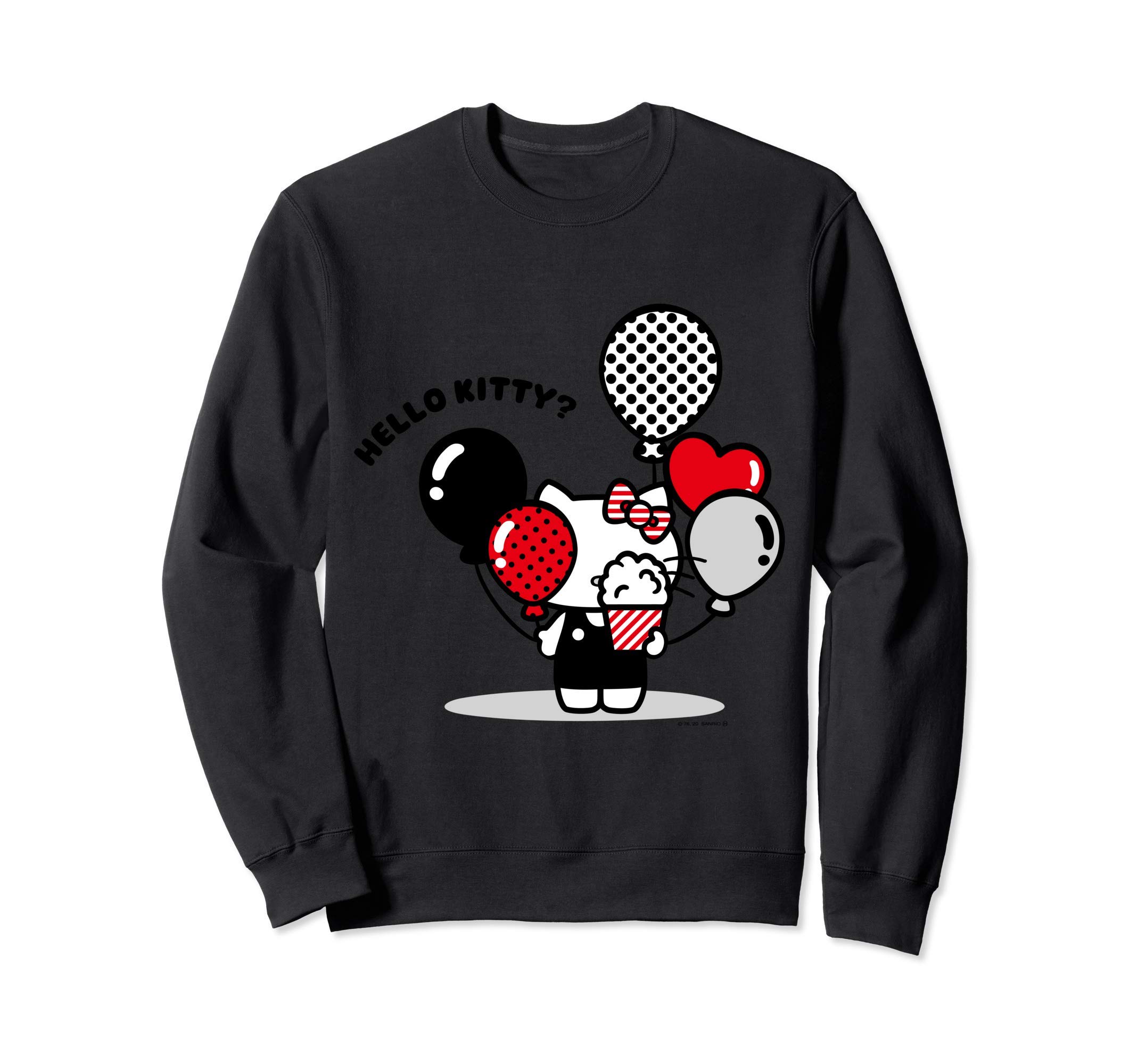 

Свитшот «Hello Kitty прятки» чёрный