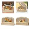 Lighted Christmas Snow Globe Tabletop Ornament Music Box Decorative Xmas Decor