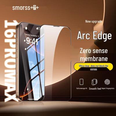 Smorss Tempered Glass Screen Protector for iPhone 16 Pro Max