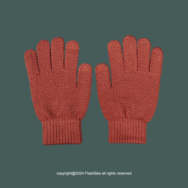 

Unisex Wabi-Sabi Style Forest Gloves: Warm, Non-Slip, Plus Velvet, Touchscreen-Compatible for Autumn/Winter Cycling & Workwear One Size