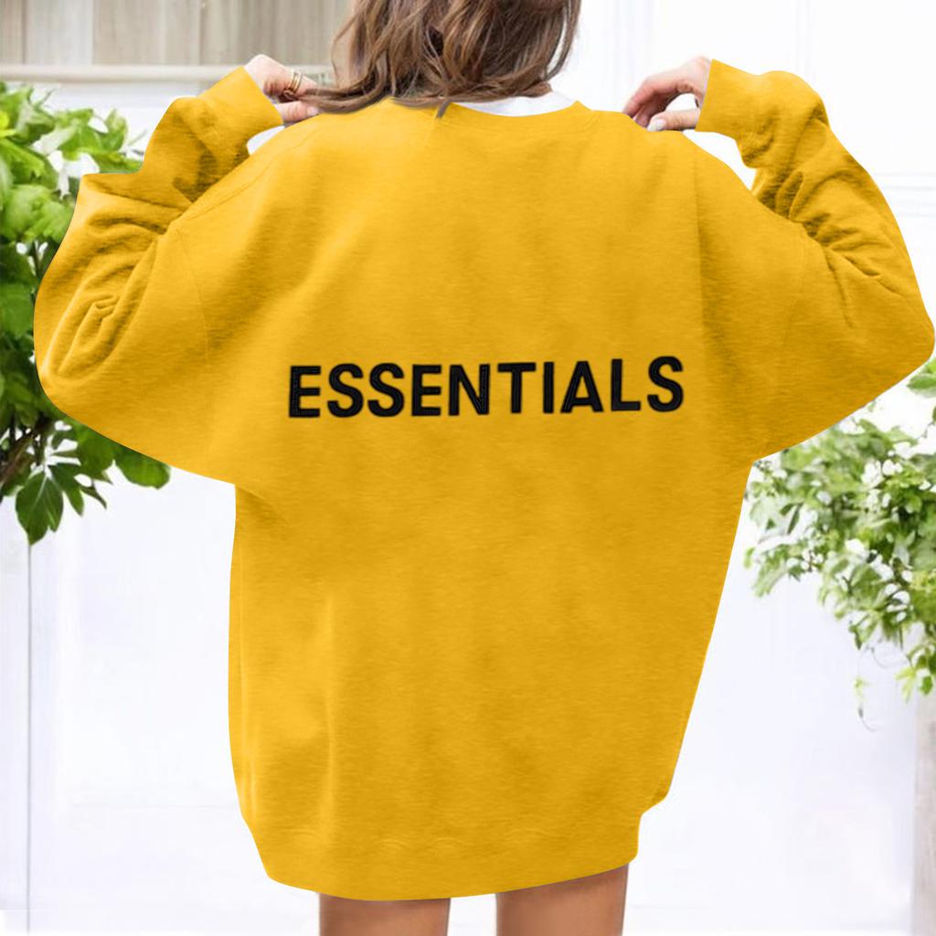 Sudadera con Capucha Casual de Manga Larga Holgada con Estampado Unisex y Cuello Redondo