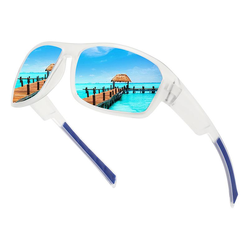 New Outdoor Cycling Glasses Sports Sunglasses Cross Border Men's Polarized Fishing Box Driving