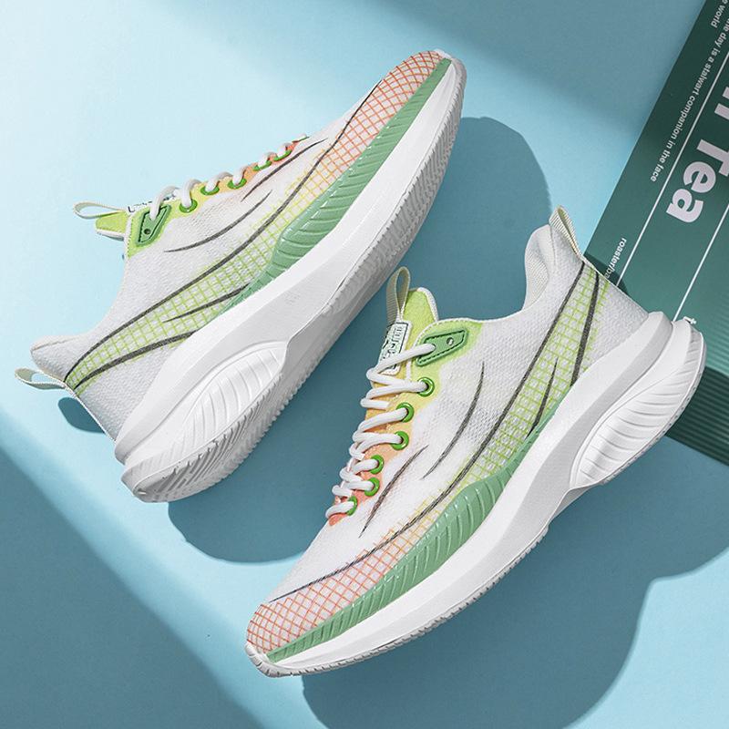 

2025 new spring and summer men s shoes breathable mesh sports casual running shoes teen students trend lightweight sports shoes 39