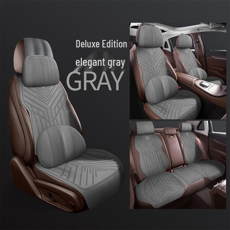 Cadillac Chevrolet Traverse Qijun Zhizai Accord Sylphy Haval Breathable Suede Semi-Surround Seat Cushion