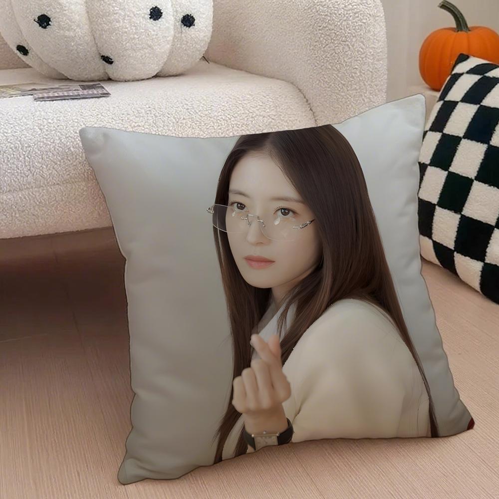 Actor Elegant LLee Bo Young Cushion Cover Throw Pillow Cover Hidden Button Durable Polyester Chair Cushion