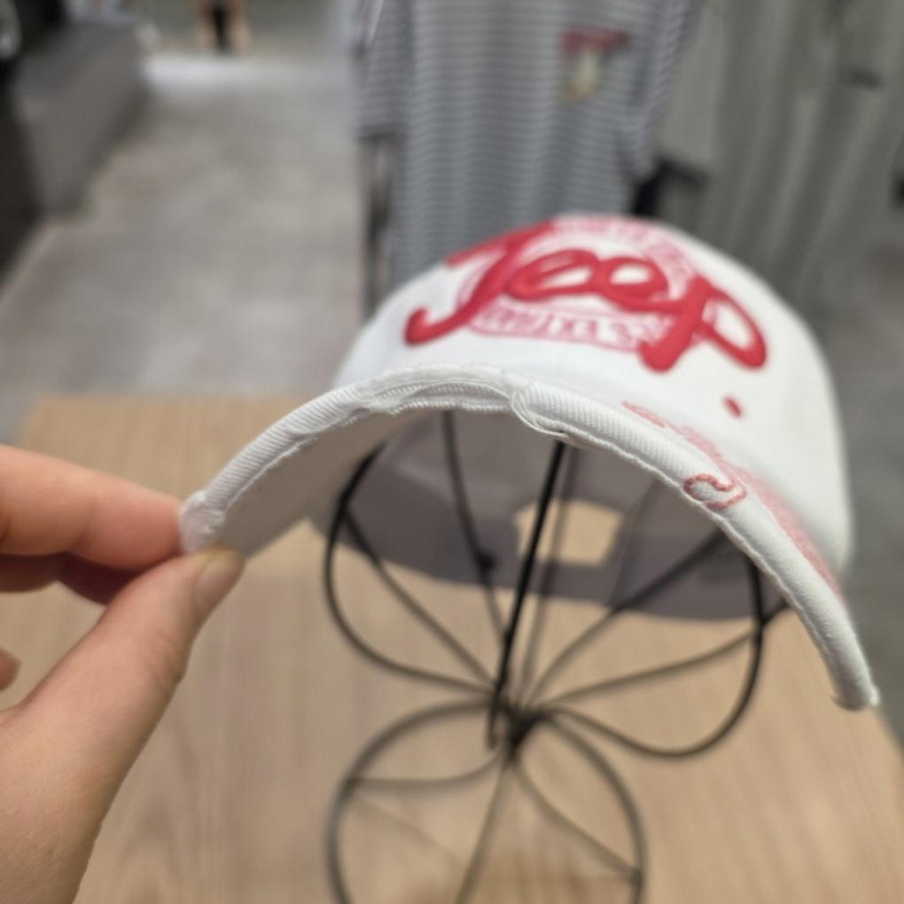 Jeep Vintage Pink Embroidered Ball Cap_JP3GCU088