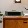 Indoor Small Electric Space Heater 800W EU Adapter Quick Heating for Bedroom Green