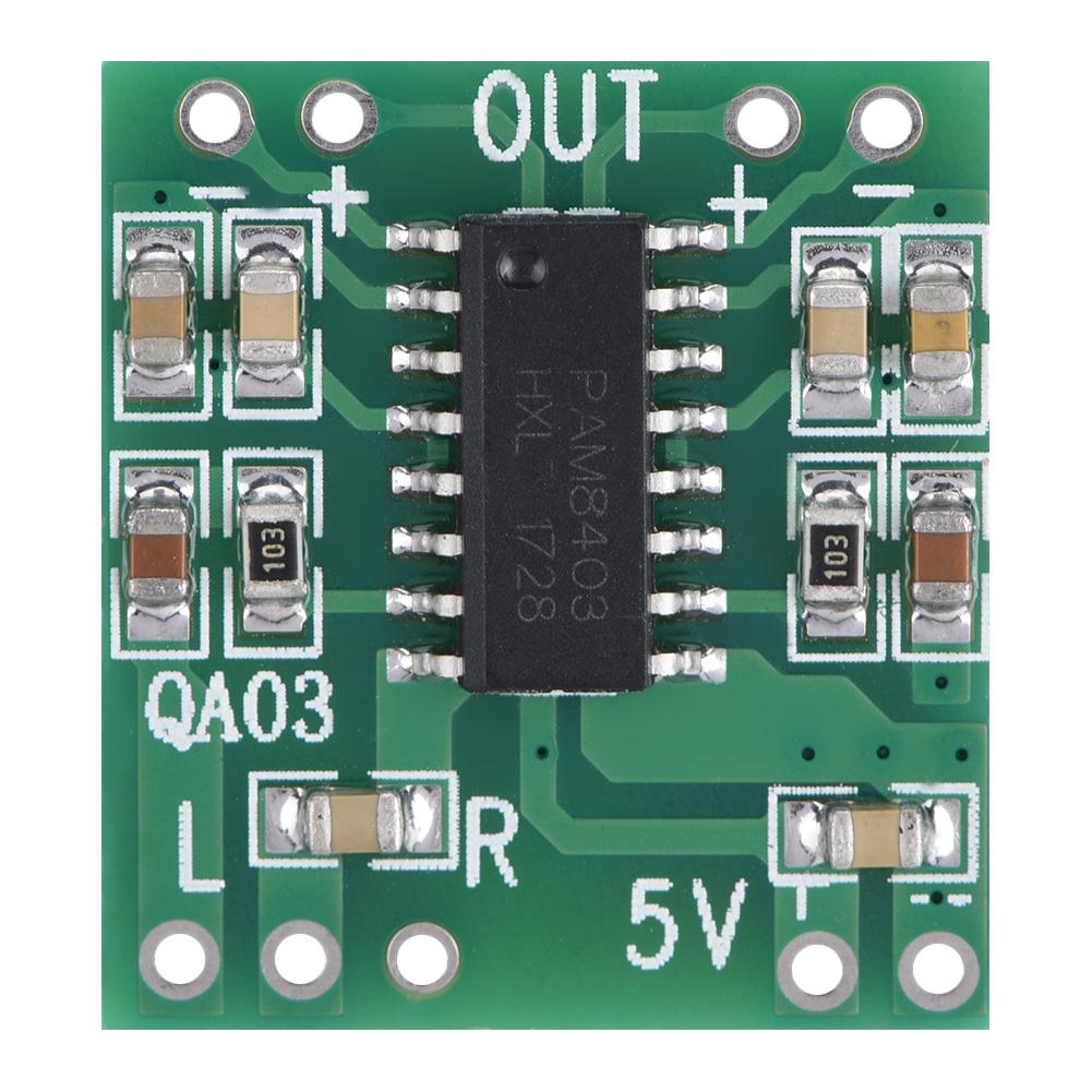 6pcs Super Small 3W+3W Type D Digital Audio Amplifier Power Amp Module 2.5V-5.5V