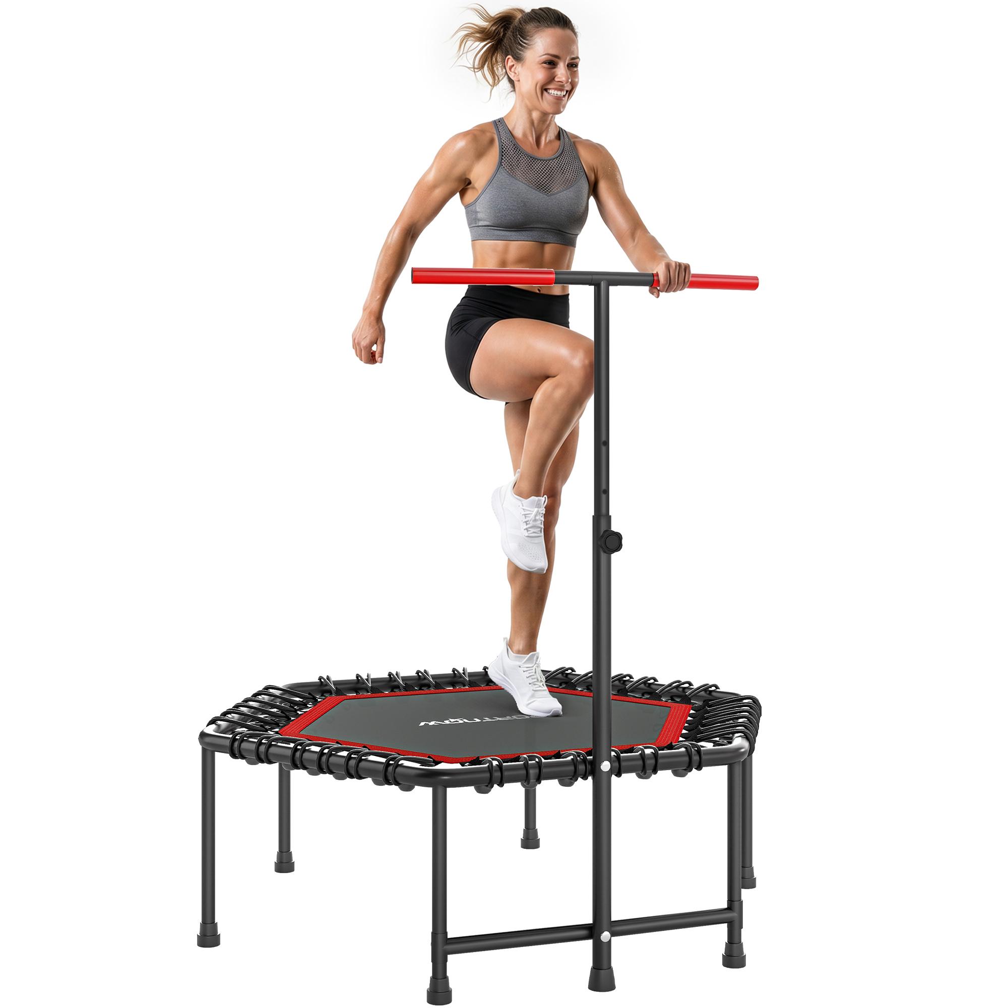 Fitnesa batuts 114 cm, elastīgas auklas