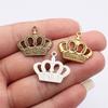 Crowns Royalty Princess Tiara Charm Antique Bronze Zinc Alloy Jewelry Making Supplies for Girls Metal Charms New Arrival