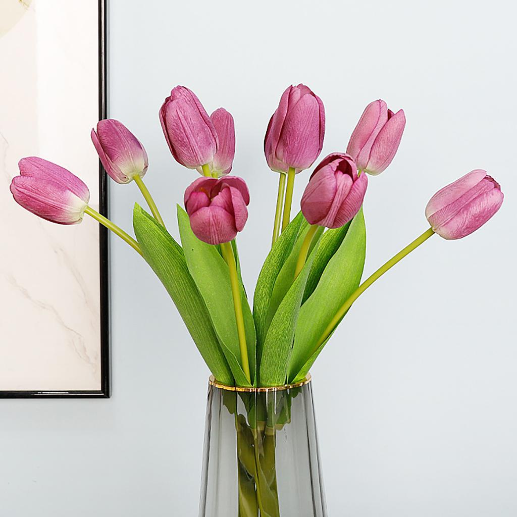 Artificial   Flower Real Touch Fake   for Home Kitchen Wedding Decoration Faux Floral Decor