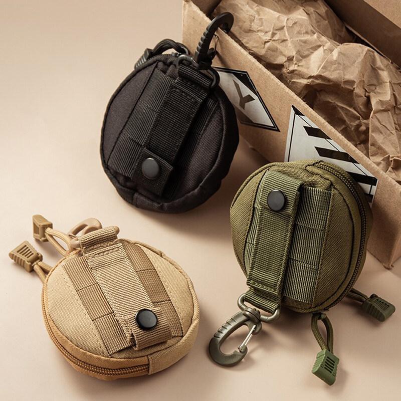 Taktyczne Kompaktowe Saszetki EDC Wojskowa Saszetka Użytkowa Molle Organizer na Akcesoria Saszetka na Monety Brelok Kieszeń Saszetka na Pasek