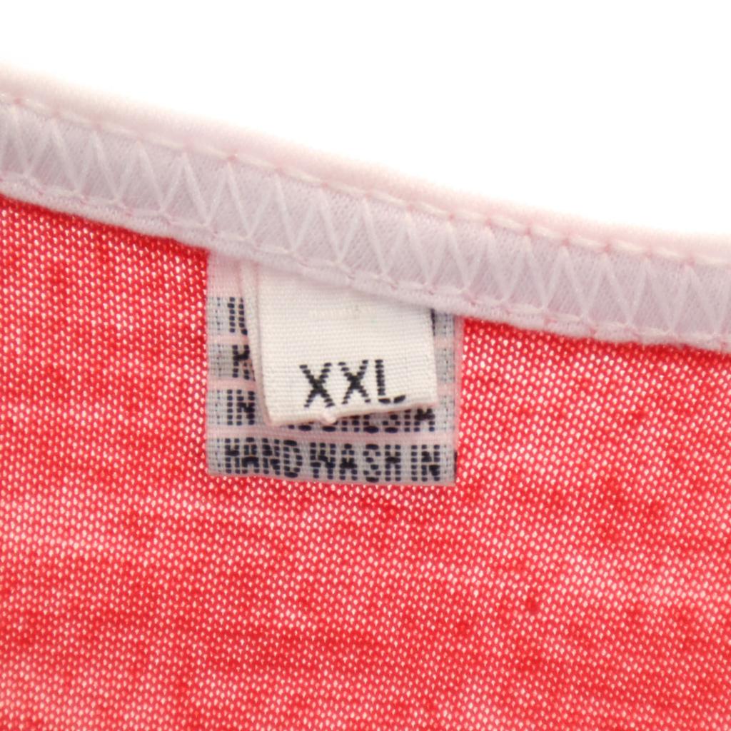 BINTANG 90s Old Back Logo Print Tank Top XXL Red Unisex Men's Used