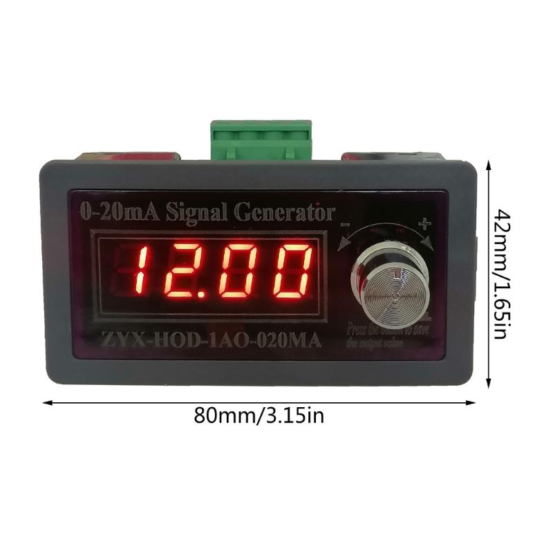 Signal Generator 0-20mA 9-28V Knob Type Generator Current Voltage Simulator for Testing Digital Generator